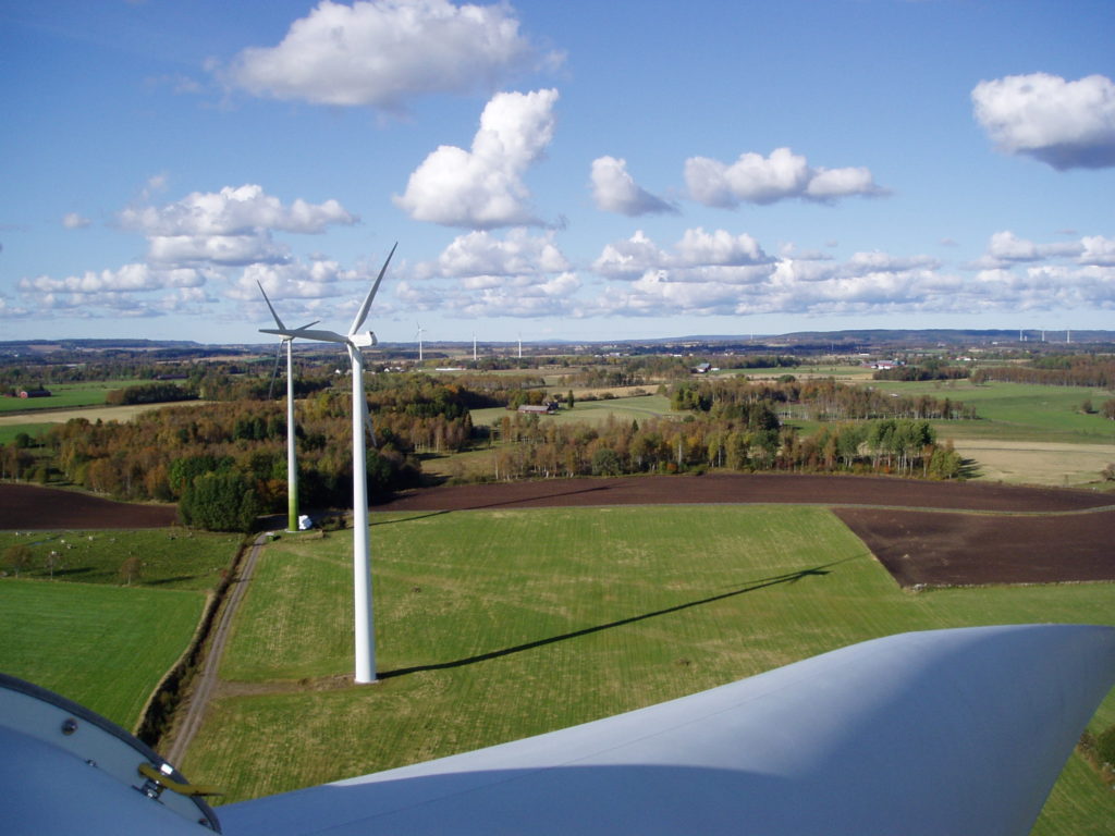Vindkraftindustri i jordbrukslandskap