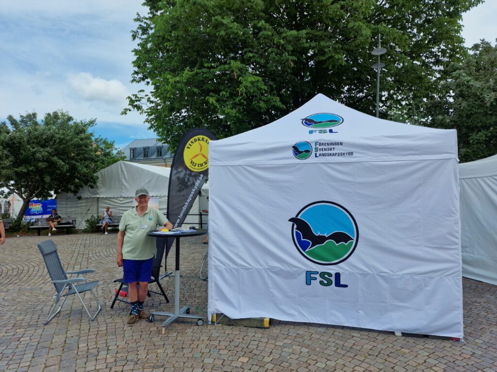 FSL bild på tält i Almedalen